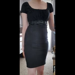Size 3 BCX Belted Bodycon Dress